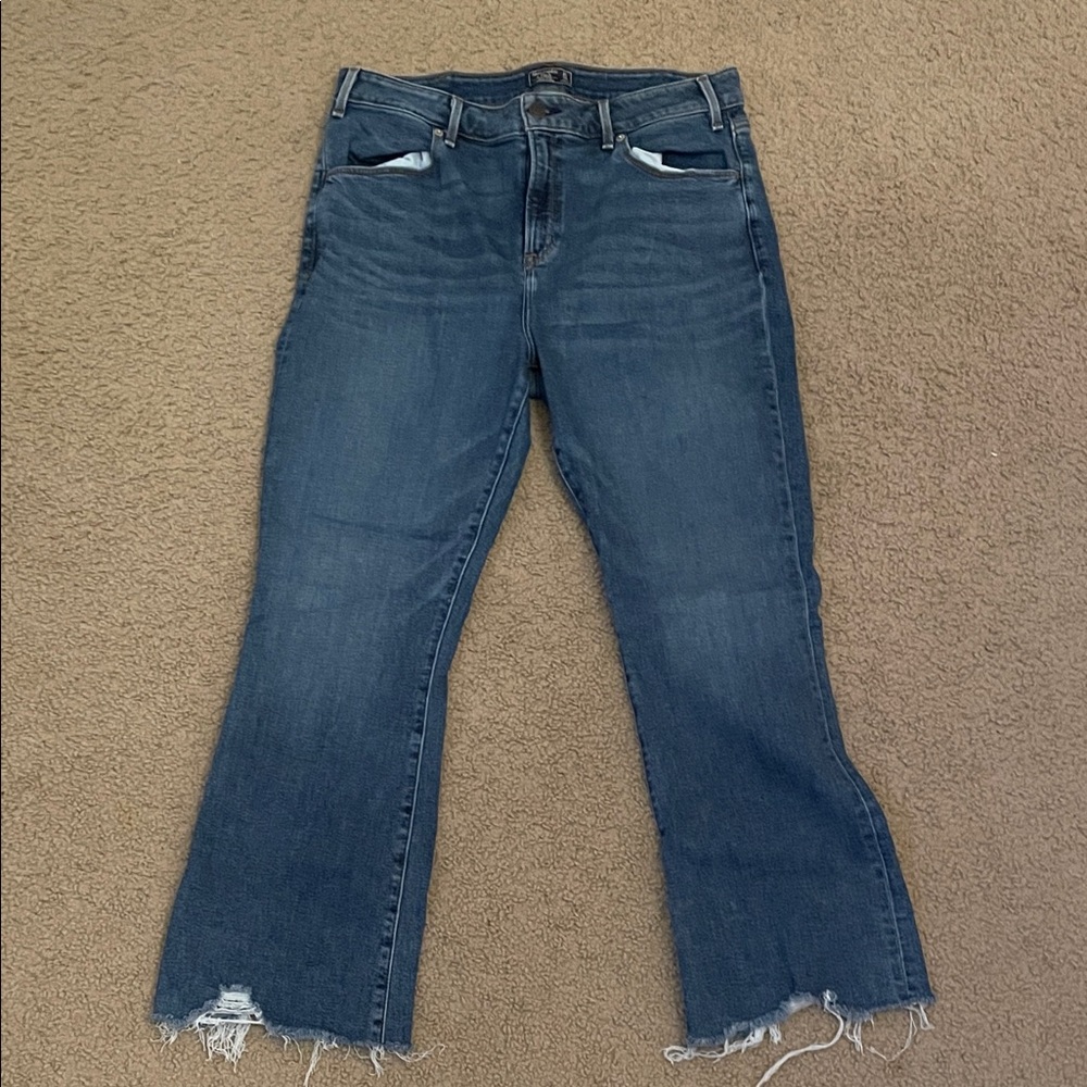 Abercrombie & Fitch Dark Blue Flare Jeans
